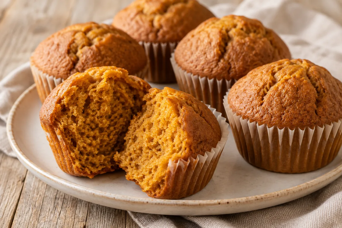 AI-generated serving inspiration for Pumpkin Spice Muffins
